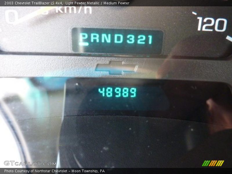 Light Pewter Metallic / Medium Pewter 2003 Chevrolet TrailBlazer LS 4x4