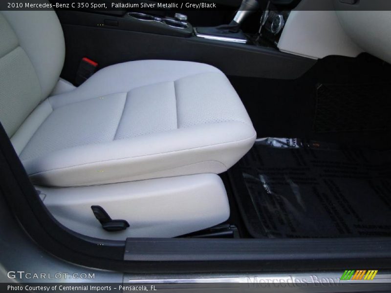 Palladium Silver Metallic / Grey/Black 2010 Mercedes-Benz C 350 Sport
