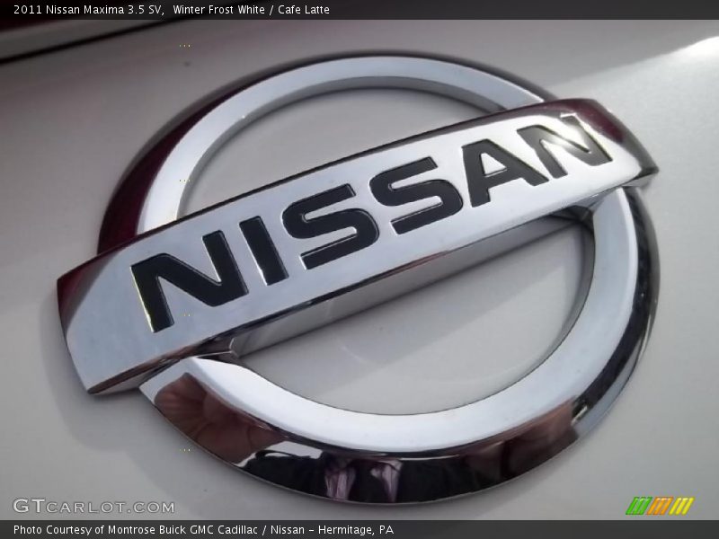 Winter Frost White / Cafe Latte 2011 Nissan Maxima 3.5 SV