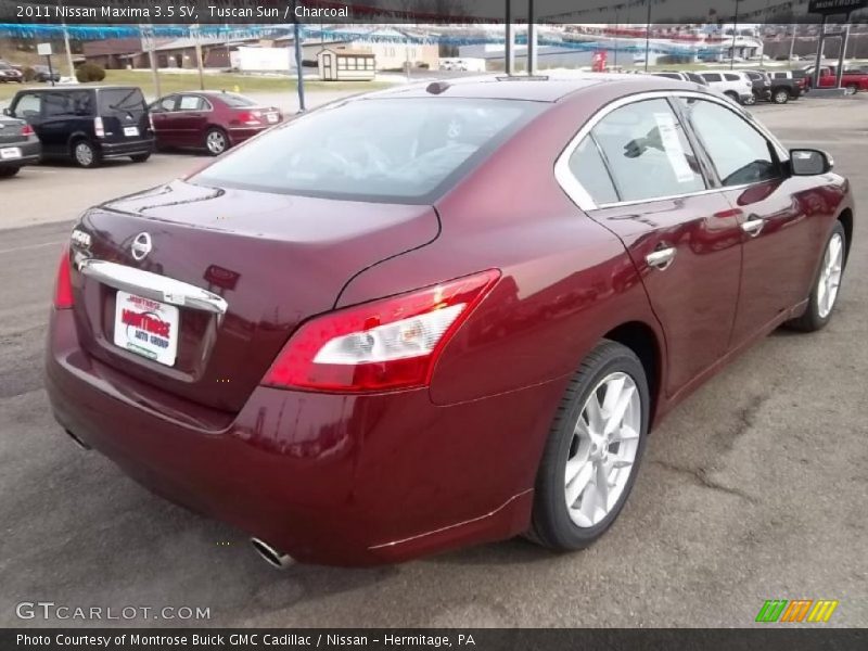 Tuscan Sun / Charcoal 2011 Nissan Maxima 3.5 SV