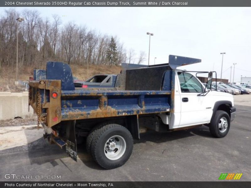 Summit White / Dark Charcoal 2004 Chevrolet Silverado 3500HD Regular Cab Chassis Dump Truck