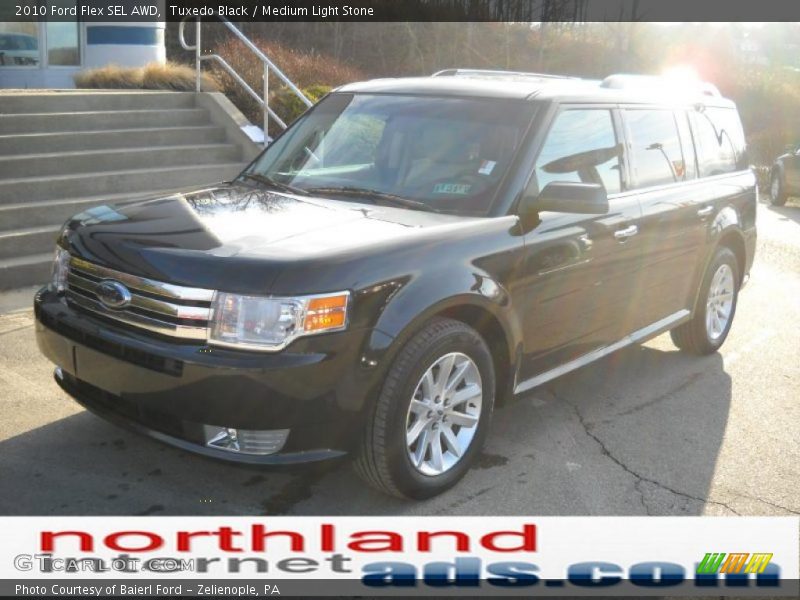 Tuxedo Black / Medium Light Stone 2010 Ford Flex SEL AWD