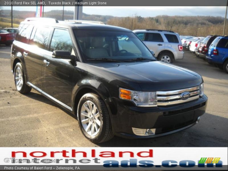 Tuxedo Black / Medium Light Stone 2010 Ford Flex SEL AWD