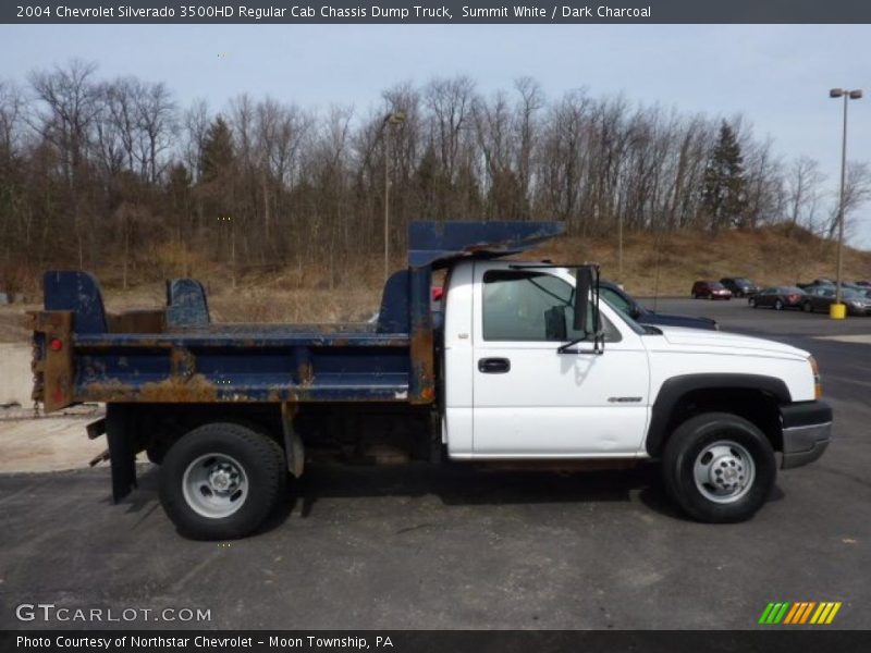  2004 Silverado 3500HD Regular Cab Chassis Dump Truck Summit White