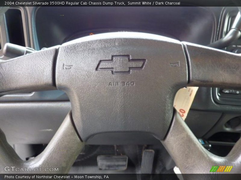 Summit White / Dark Charcoal 2004 Chevrolet Silverado 3500HD Regular Cab Chassis Dump Truck
