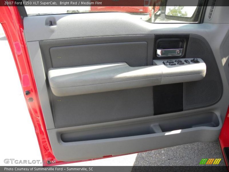Bright Red / Medium Flint 2007 Ford F150 XLT SuperCab
