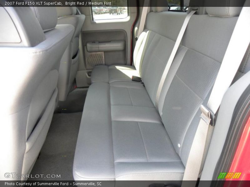 Bright Red / Medium Flint 2007 Ford F150 XLT SuperCab