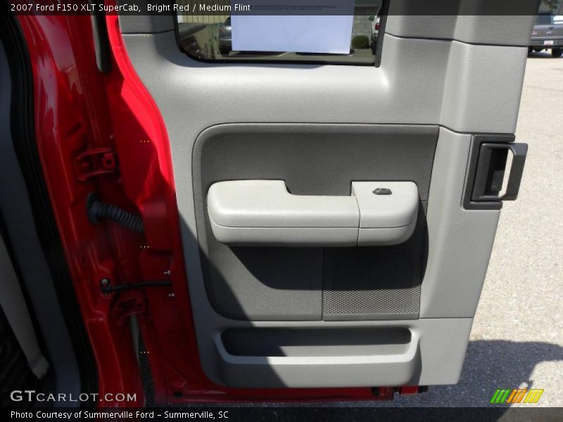 Bright Red / Medium Flint 2007 Ford F150 XLT SuperCab