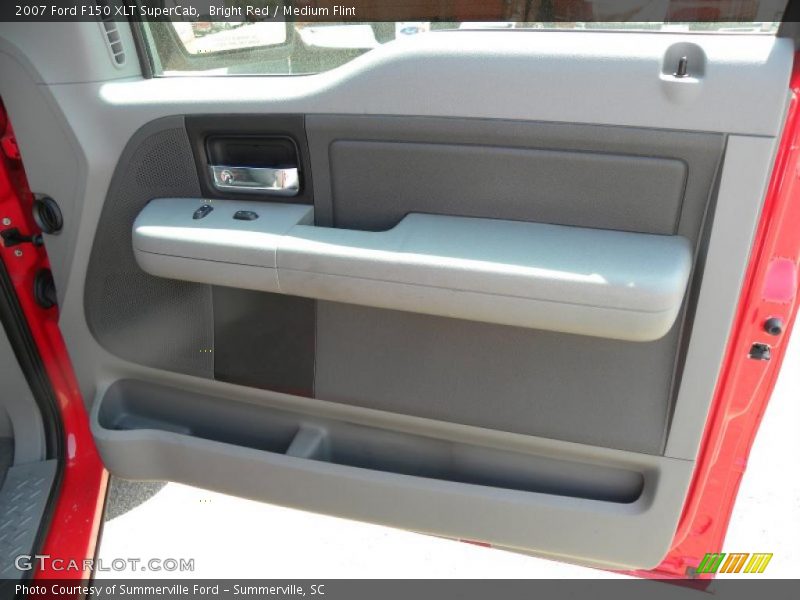 Bright Red / Medium Flint 2007 Ford F150 XLT SuperCab