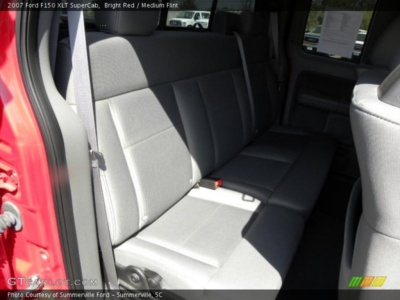 Bright Red / Medium Flint 2007 Ford F150 XLT SuperCab