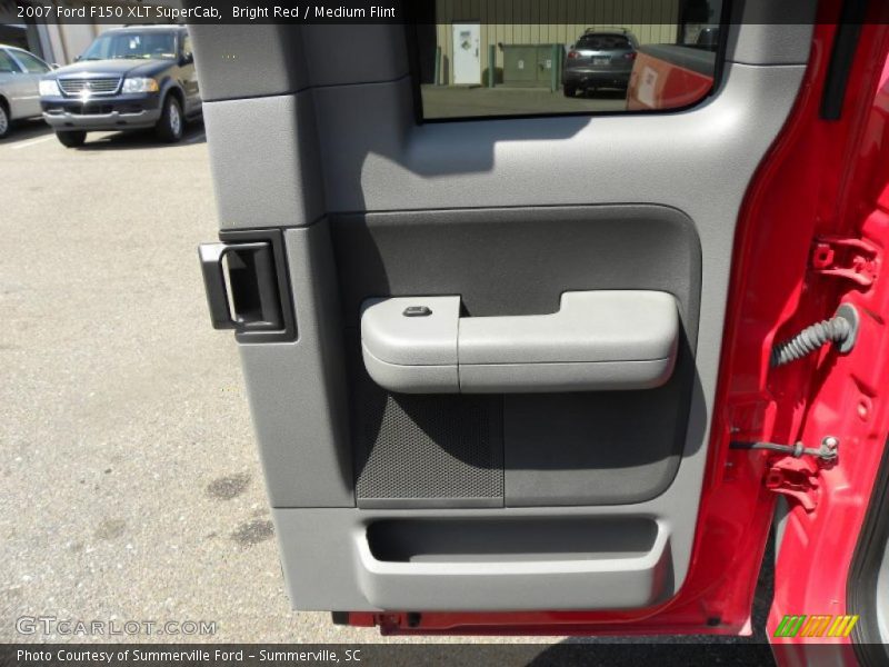 Bright Red / Medium Flint 2007 Ford F150 XLT SuperCab
