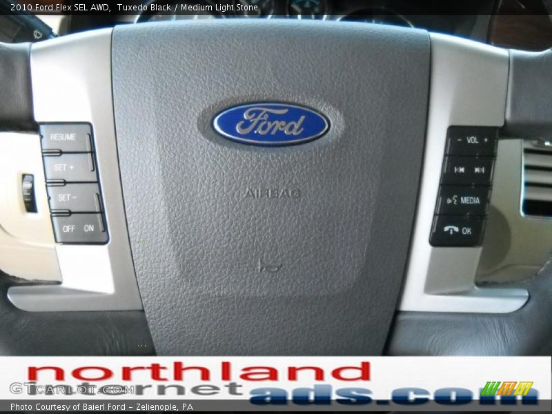 Tuxedo Black / Medium Light Stone 2010 Ford Flex SEL AWD