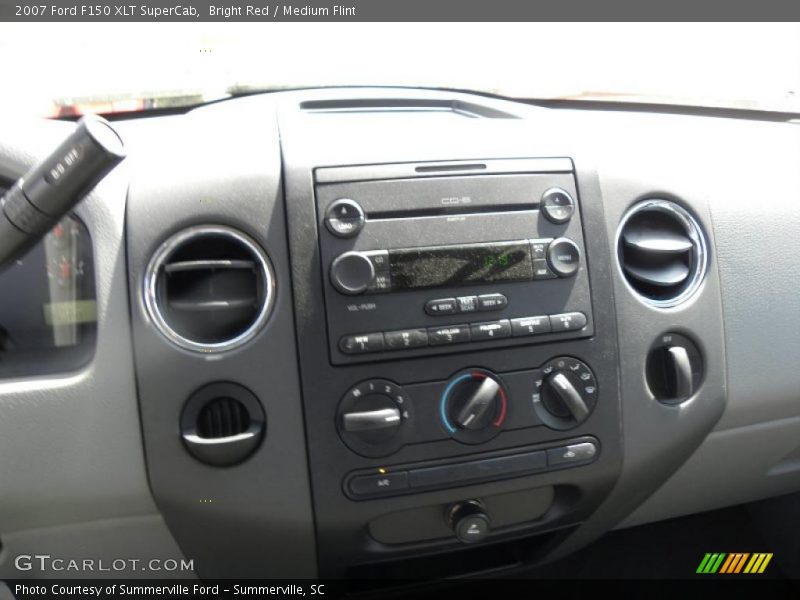 Bright Red / Medium Flint 2007 Ford F150 XLT SuperCab