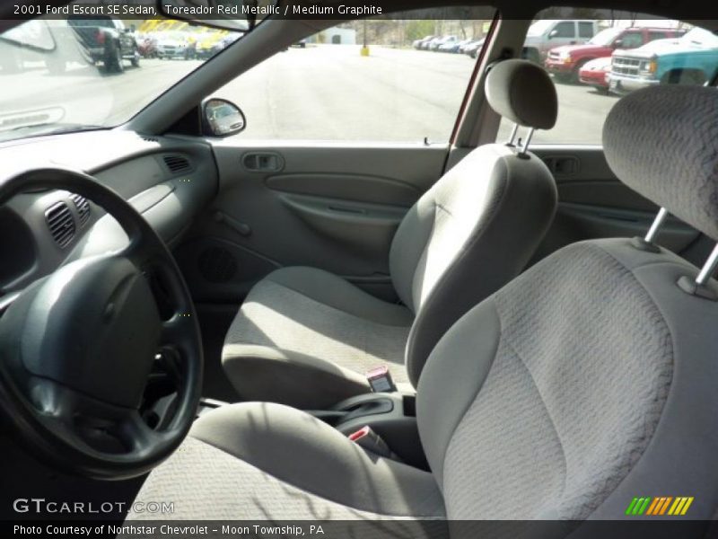  2001 Escort SE Sedan Medium Graphite Interior