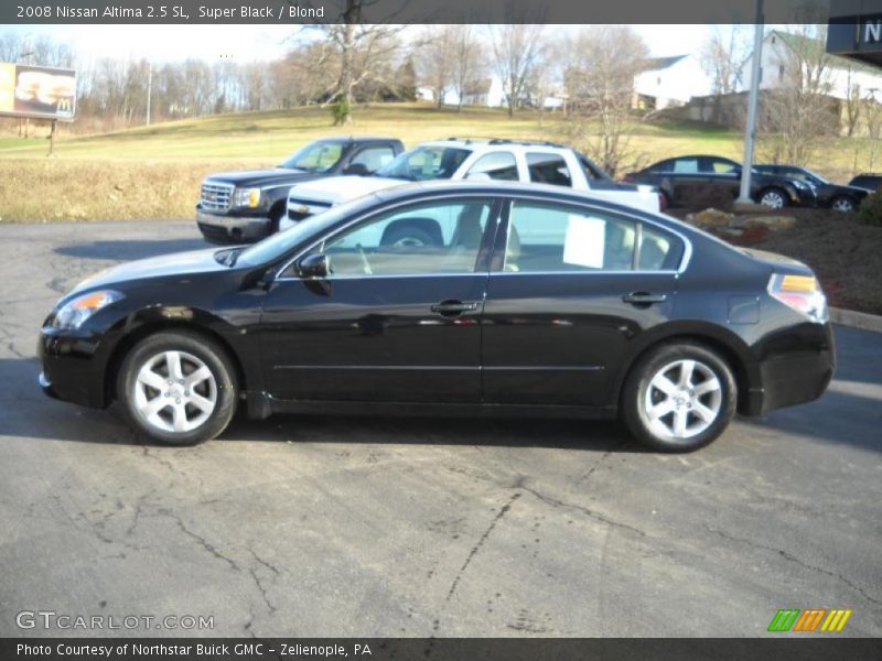 Super Black / Blond 2008 Nissan Altima 2.5 SL