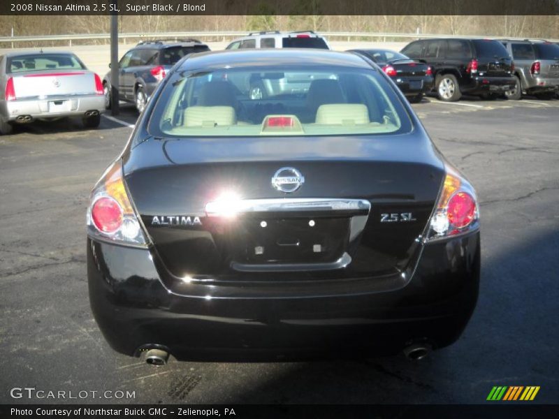 Super Black / Blond 2008 Nissan Altima 2.5 SL