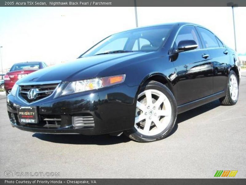 Nighthawk Black Pearl / Parchment 2005 Acura TSX Sedan