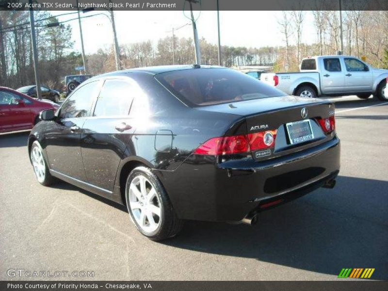 Nighthawk Black Pearl / Parchment 2005 Acura TSX Sedan