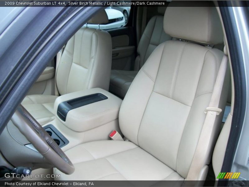 Silver Birch Metallic / Light Cashmere/Dark Cashmere 2009 Chevrolet Suburban LT 4x4