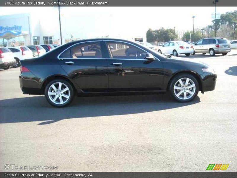 Nighthawk Black Pearl / Parchment 2005 Acura TSX Sedan