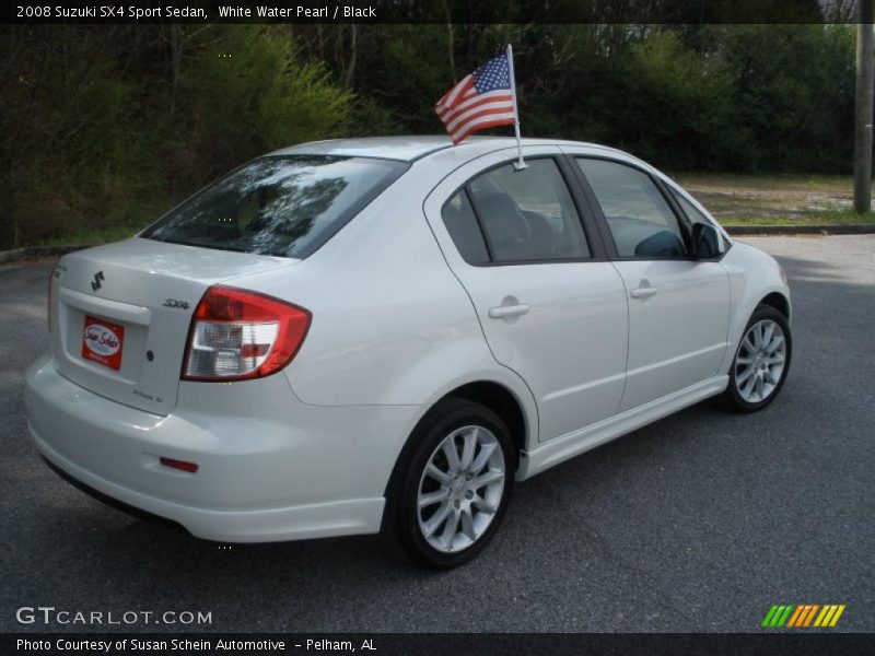  2008 SX4 Sport Sedan White Water Pearl