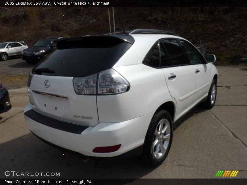 Crystal White Mica / Parchment 2009 Lexus RX 350 AWD