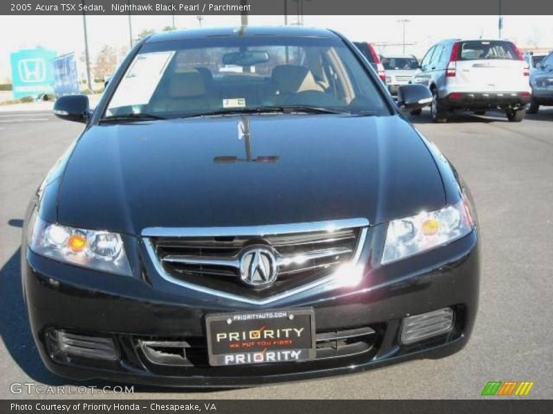 Nighthawk Black Pearl / Parchment 2005 Acura TSX Sedan