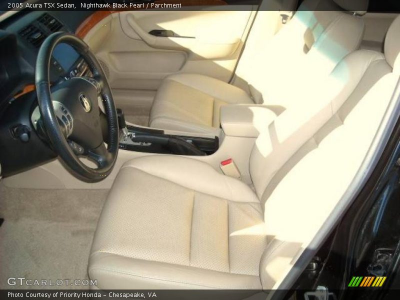 Nighthawk Black Pearl / Parchment 2005 Acura TSX Sedan