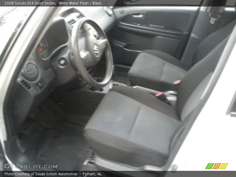  2008 SX4 Sport Sedan Black Interior
