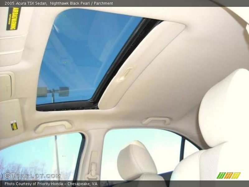 Nighthawk Black Pearl / Parchment 2005 Acura TSX Sedan
