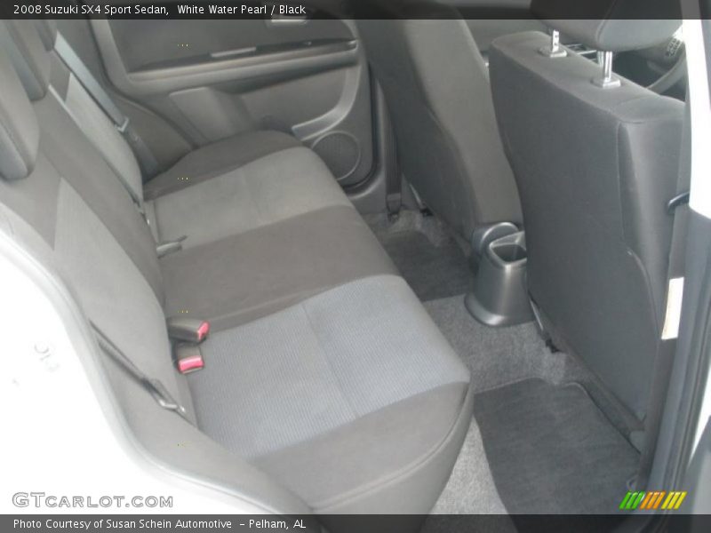White Water Pearl / Black 2008 Suzuki SX4 Sport Sedan