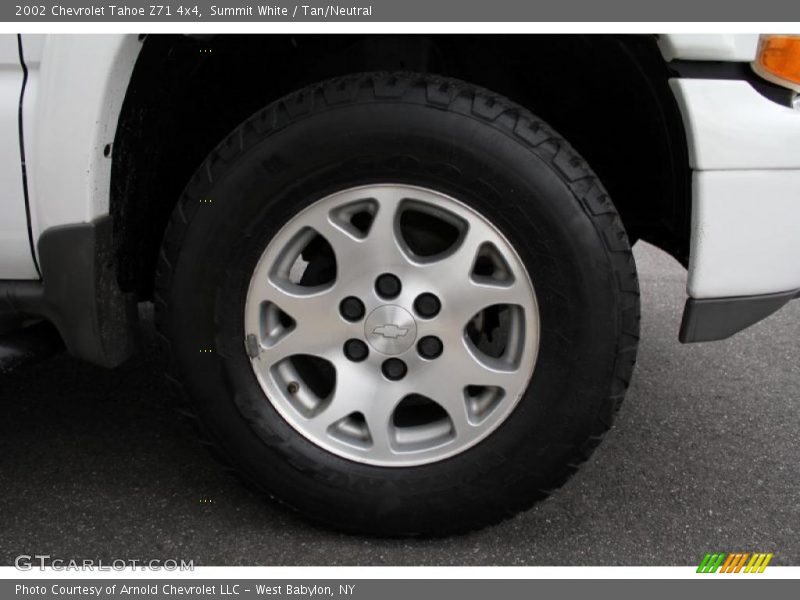 Summit White / Tan/Neutral 2002 Chevrolet Tahoe Z71 4x4