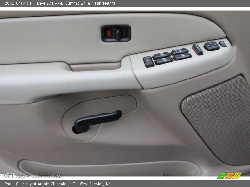 Summit White / Tan/Neutral 2002 Chevrolet Tahoe Z71 4x4