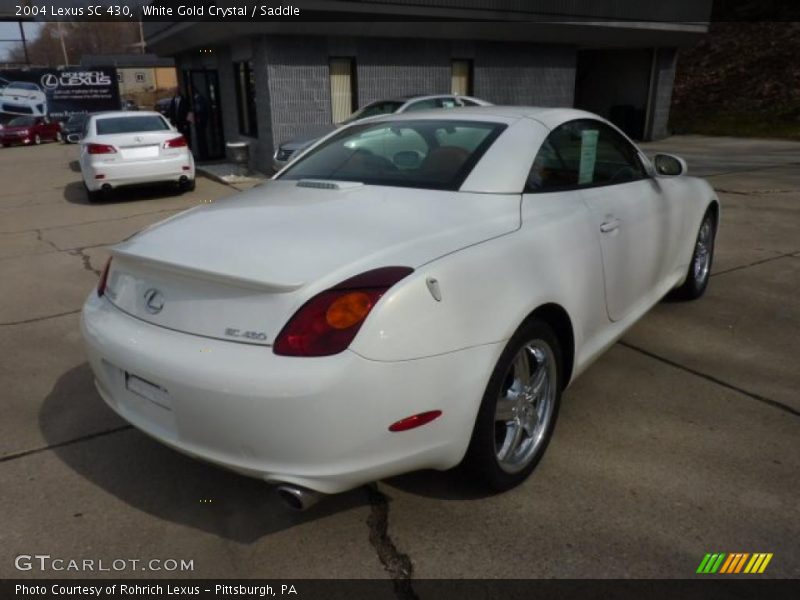 White Gold Crystal / Saddle 2004 Lexus SC 430