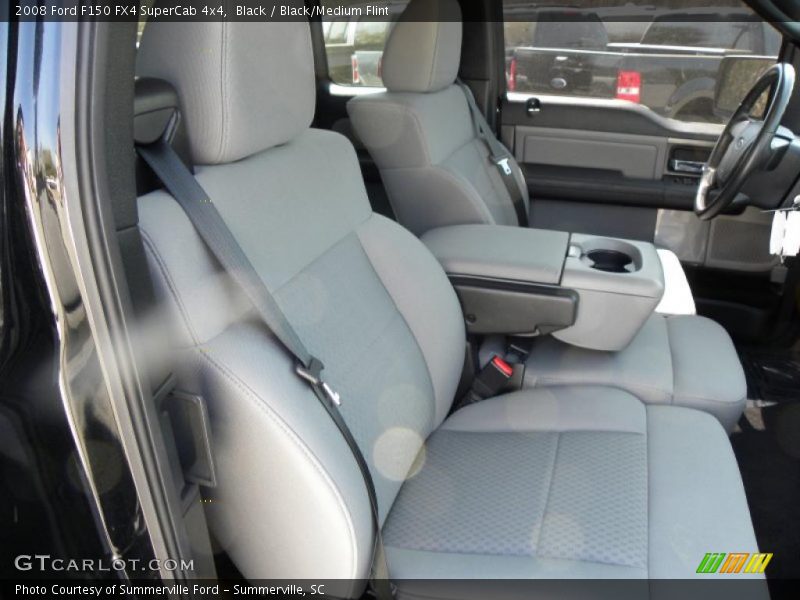 Black / Black/Medium Flint 2008 Ford F150 FX4 SuperCab 4x4