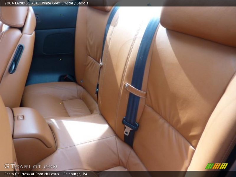White Gold Crystal / Saddle 2004 Lexus SC 430