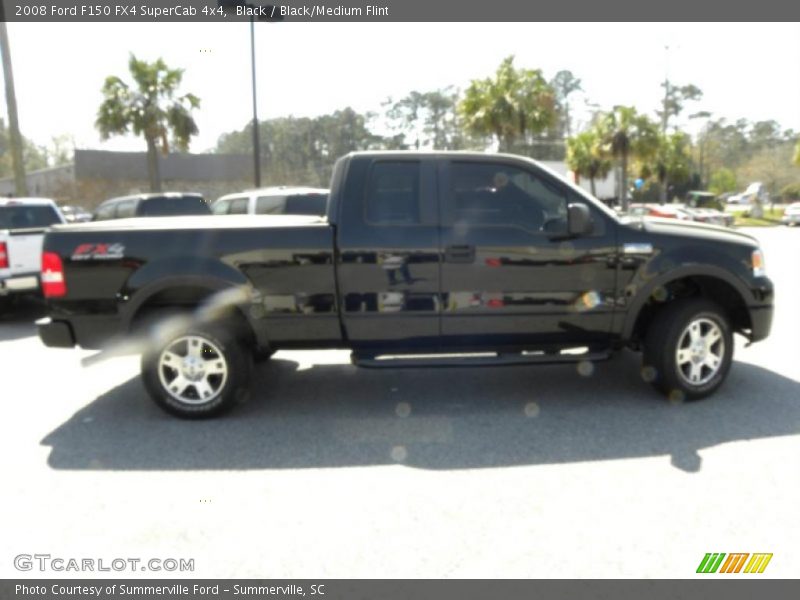 Black / Black/Medium Flint 2008 Ford F150 FX4 SuperCab 4x4