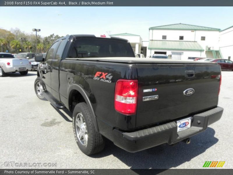 Black / Black/Medium Flint 2008 Ford F150 FX4 SuperCab 4x4