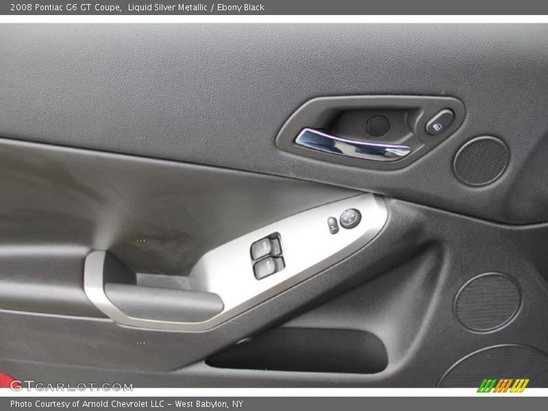 Liquid Silver Metallic / Ebony Black 2008 Pontiac G6 GT Coupe