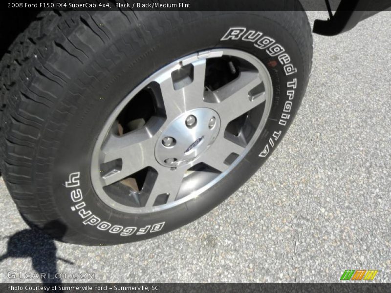 Black / Black/Medium Flint 2008 Ford F150 FX4 SuperCab 4x4