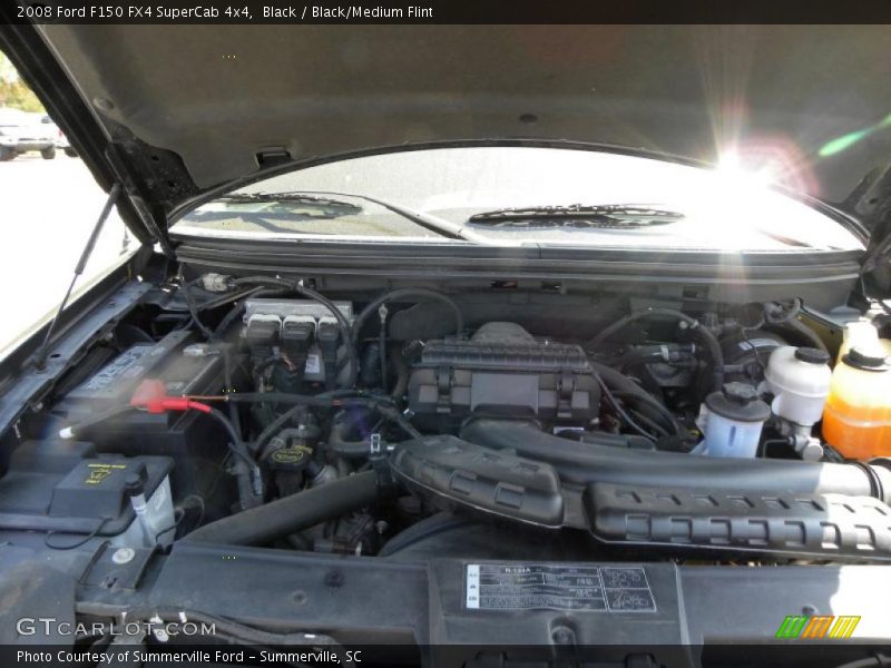 Black / Black/Medium Flint 2008 Ford F150 FX4 SuperCab 4x4