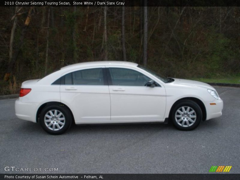 Stone White / Dark Slate Gray 2010 Chrysler Sebring Touring Sedan