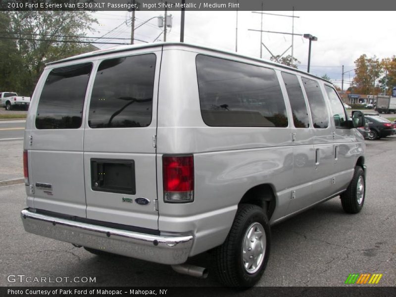 Ingot Silver Metallic / Medium Flint 2010 Ford E Series Van E350 XLT Passenger