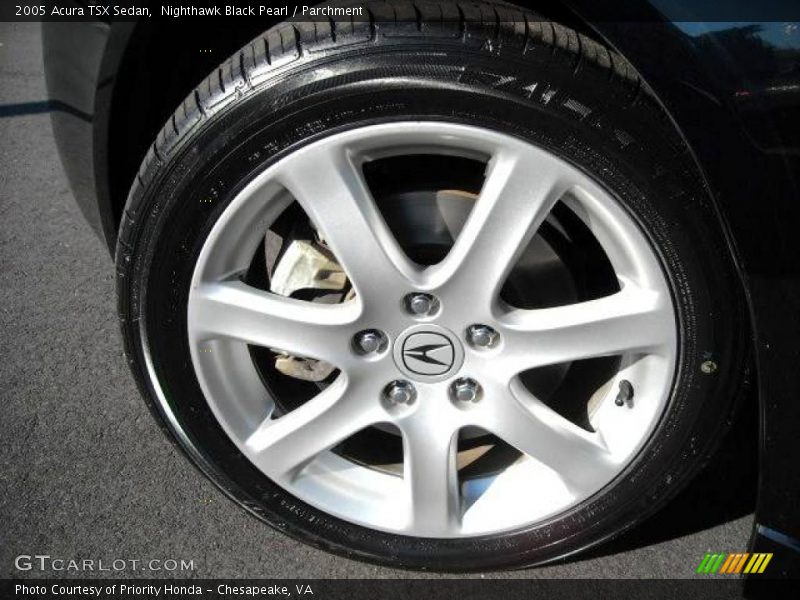 Nighthawk Black Pearl / Parchment 2005 Acura TSX Sedan
