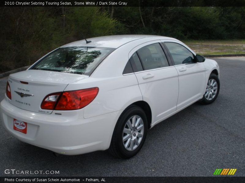 Stone White / Dark Slate Gray 2010 Chrysler Sebring Touring Sedan