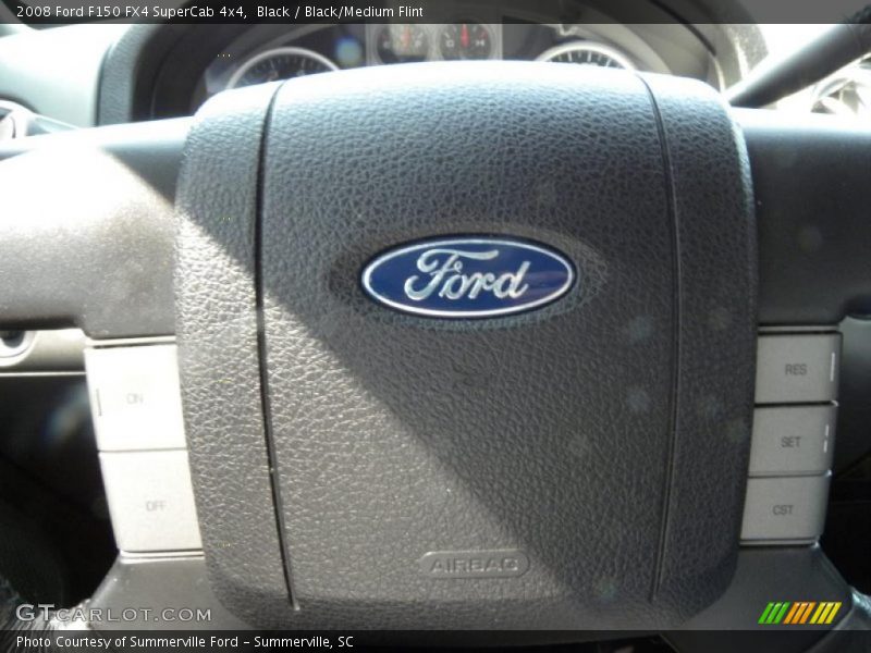 Black / Black/Medium Flint 2008 Ford F150 FX4 SuperCab 4x4