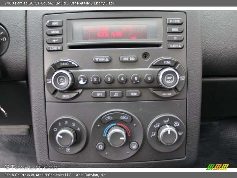 Liquid Silver Metallic / Ebony Black 2008 Pontiac G6 GT Coupe