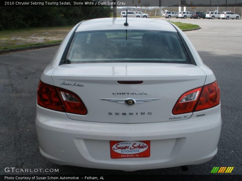Stone White / Dark Slate Gray 2010 Chrysler Sebring Touring Sedan