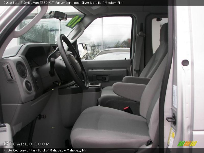 Ingot Silver Metallic / Medium Flint 2010 Ford E Series Van E350 XLT Passenger