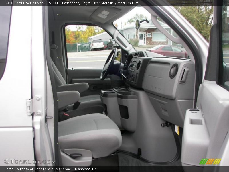 Ingot Silver Metallic / Medium Flint 2010 Ford E Series Van E350 XLT Passenger
